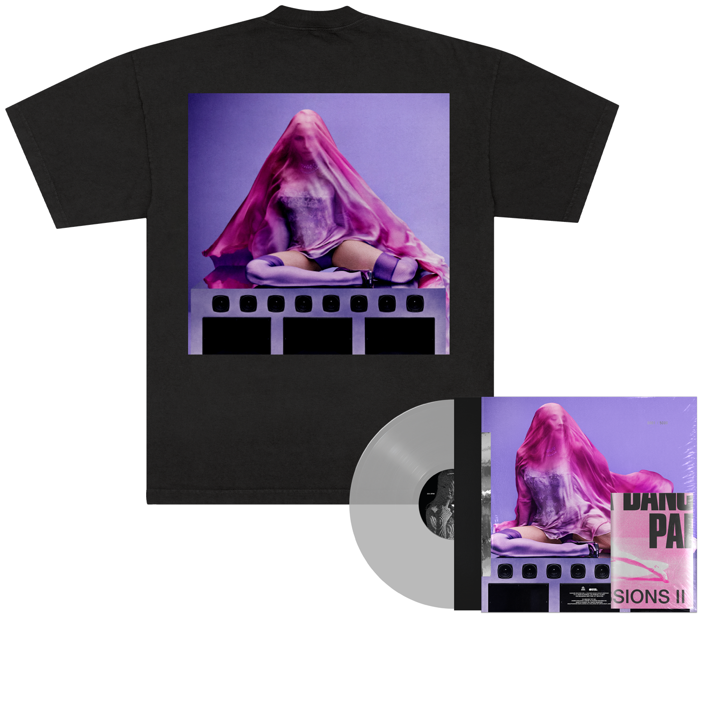 CONFESSIONS II COVER TEE & 16-track Numbered Deluxe 2LP Set – D2C Exclusive