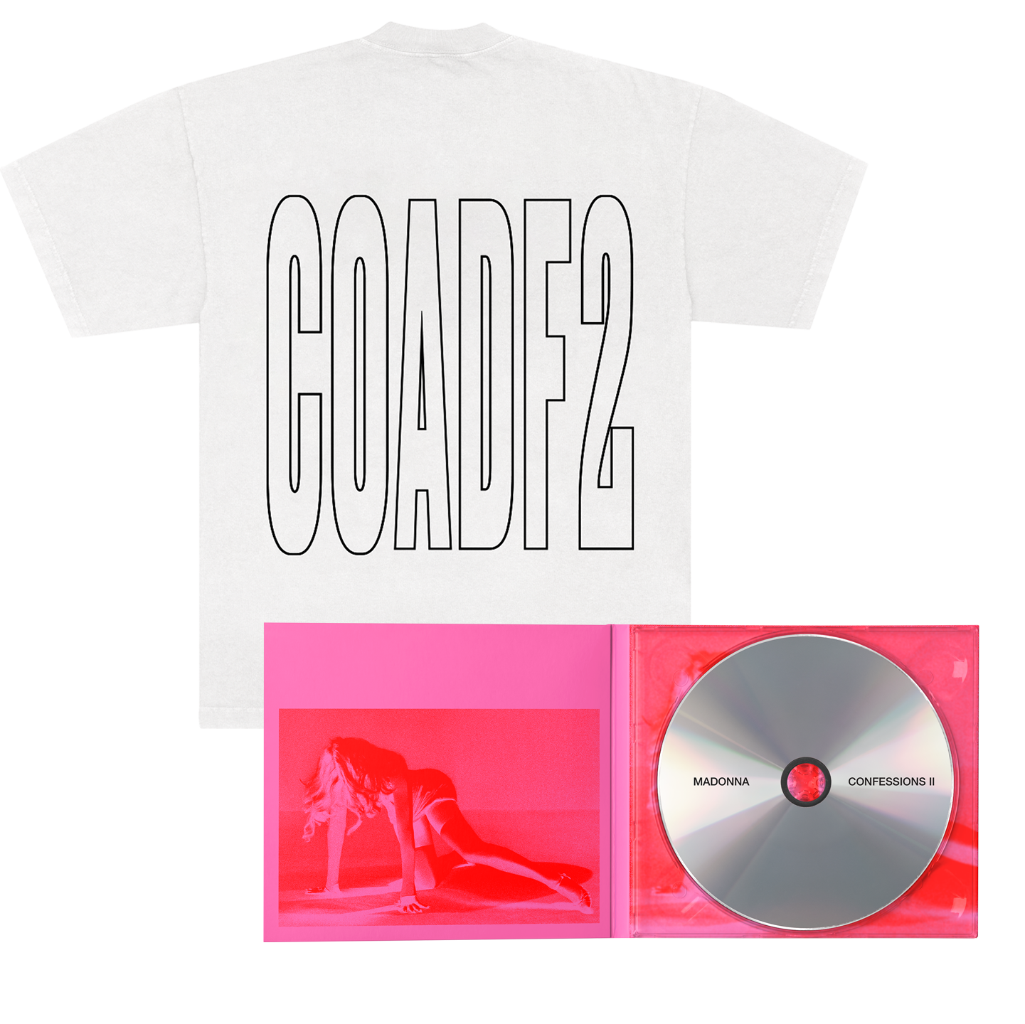 CONFESSIONS II NEON TEE & 16-Track CD